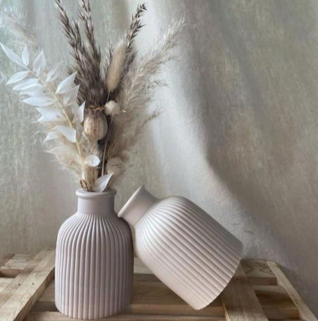 Mini Stone Vase - 1 Pc Accent for Home Decor