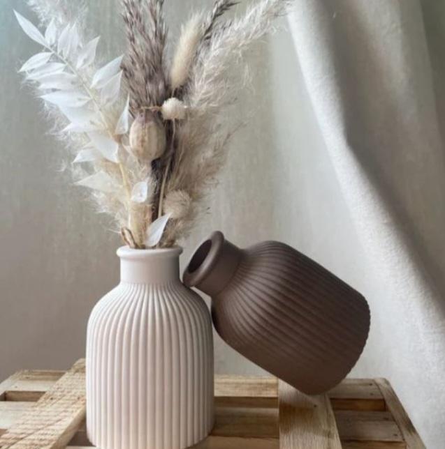 Mini Stone Vase - 1 Pc Accent for Home Decor