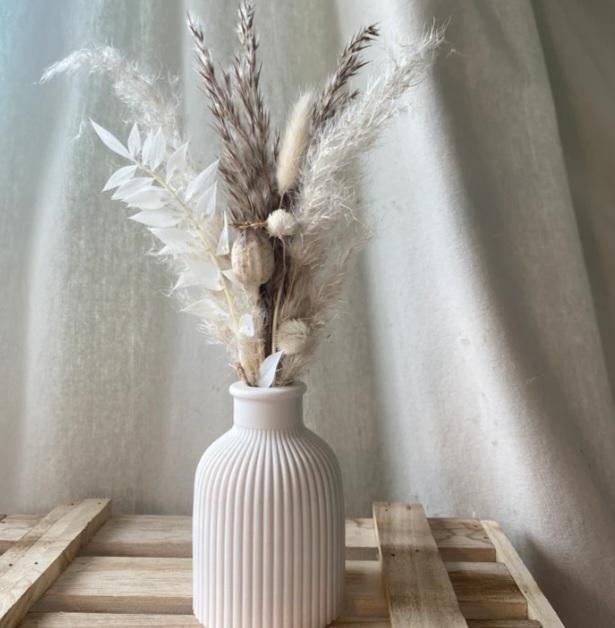 Mini Stone Vase - 1 Pc Accent for Home Decor