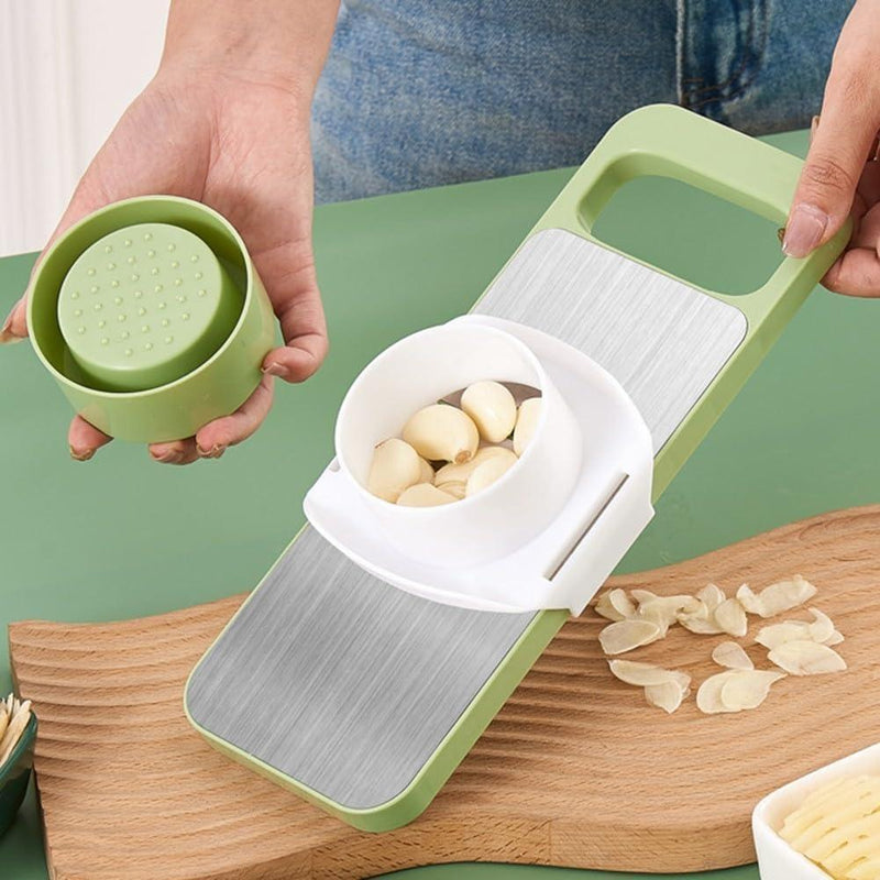 Compact Manual Food Chopper - 5 Pcs Kitchen Essential for Easy Meal Prep