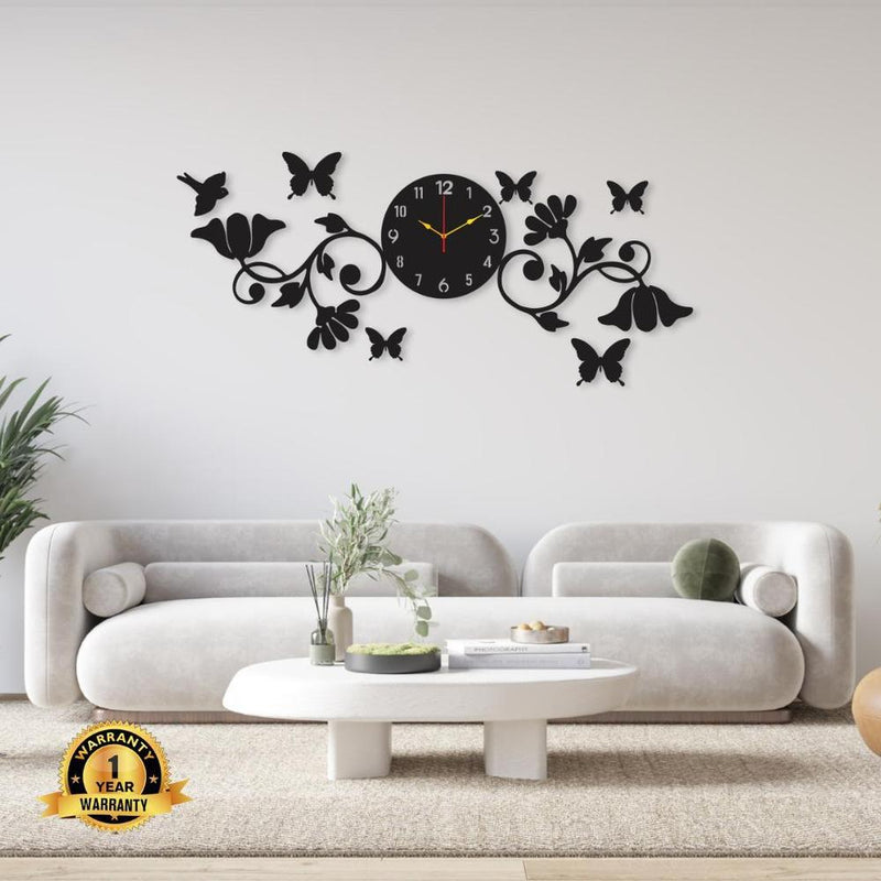 Butterfly Analogue Wall Clock