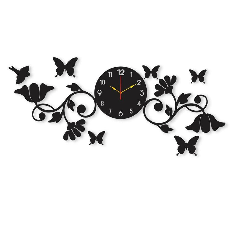 Butterfly Analogue Wall Clock