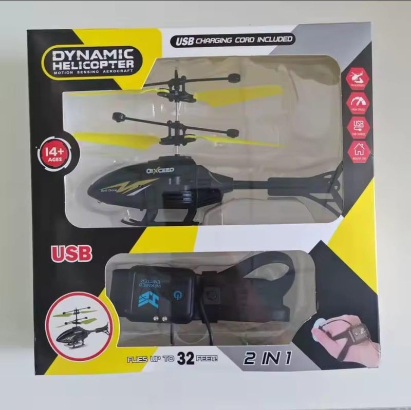 Electric Drive Helicopter Set for Kids - 1 Pc - Fun for Boys and Girls Aged 1-10