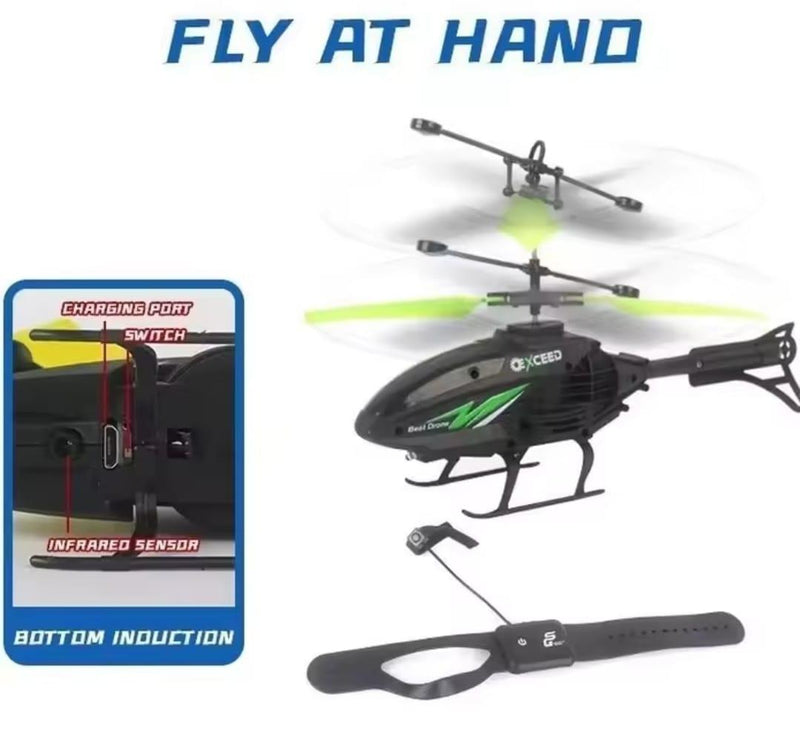 Electric Drive Helicopter Set for Kids - 1 Pc - Fun for Boys and Girls Aged 1-10