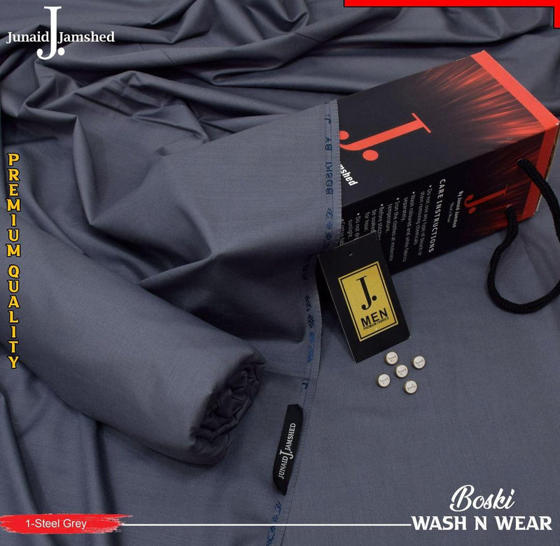 Men’s Unstitched Boski Plain Suit