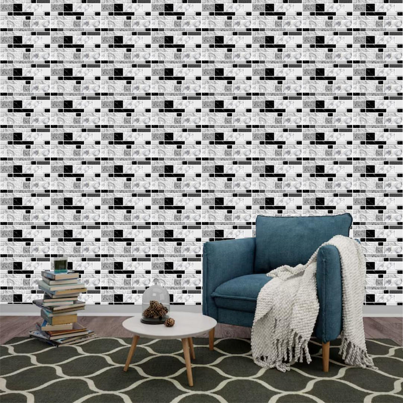 Modern Design Quartz Wall Stickers - 50 Pcs for Stunning Home Décor