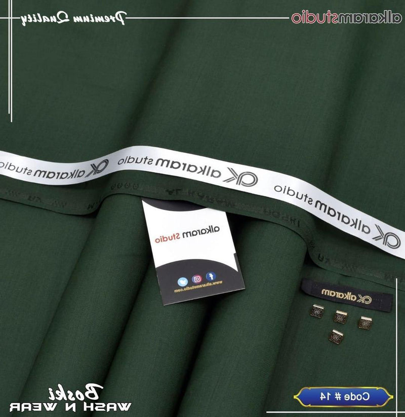 Men’s Unstitched Boski Plain Suit
