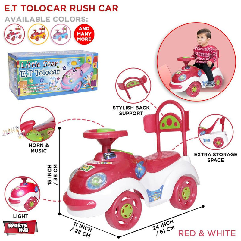 Girl's Plastic Car