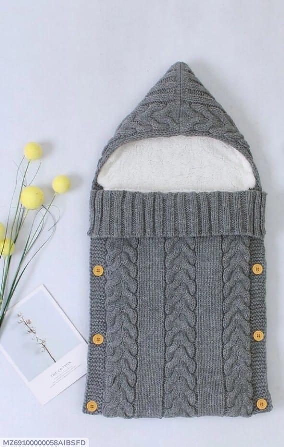 Knitted Baby Swaddling Blanket