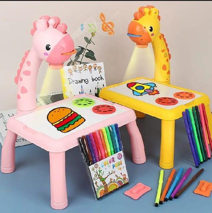 2 Pcs LED Light Drawing Table Set for Boys and Girls