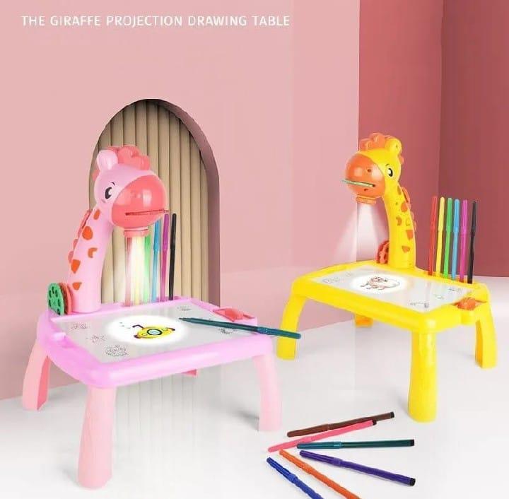 2 Pcs LED Light Drawing Table Set for Boys and Girls