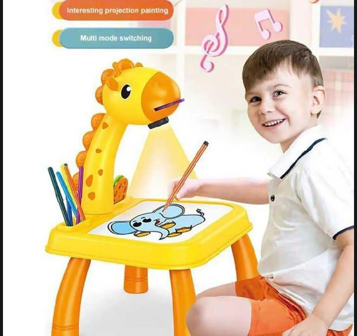 2 Pcs LED Light Drawing Table Set for Boys and Girls