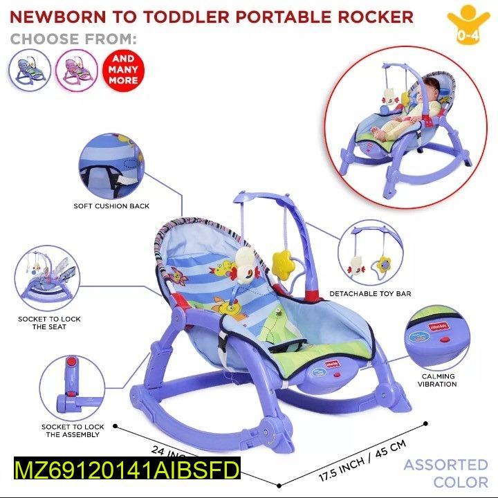 3 in 1 Portable Infant Bouncer Seat & Rocker For Baby