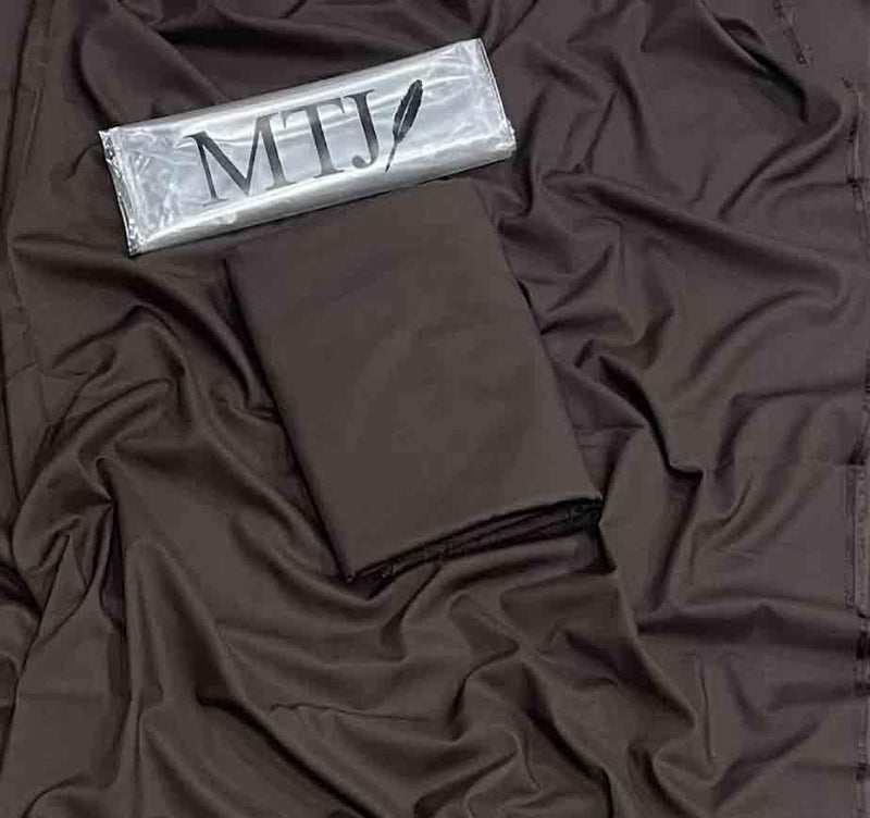 Men's Unstitched Wash And Wear Plain Suit