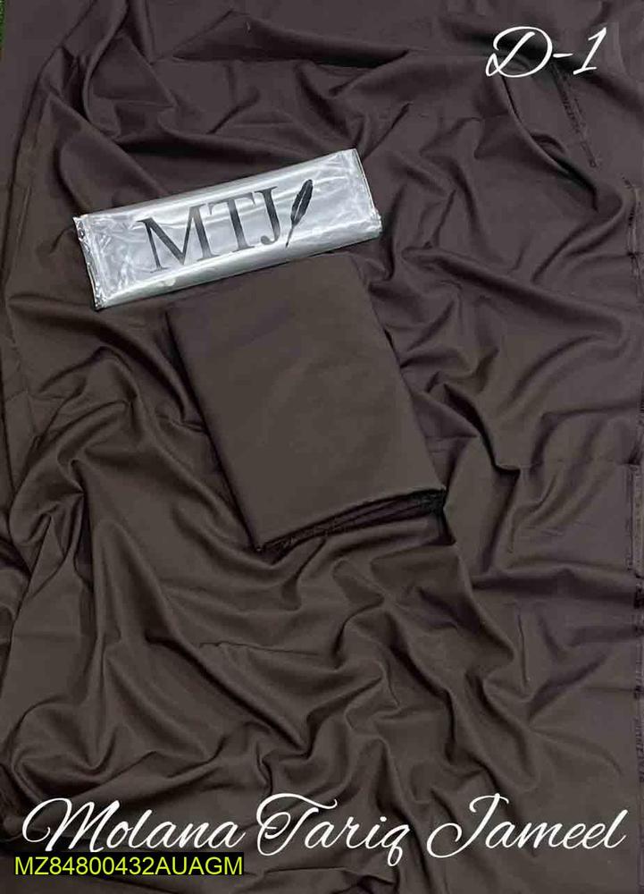 Men's Unstitched Wash And Wear Plain Suit