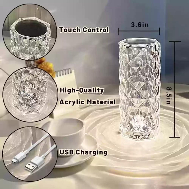 Rechargeable Multicolor Table Lamp For Stylish Illumination